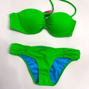 NWOT Green Victoria Secret Bikini.